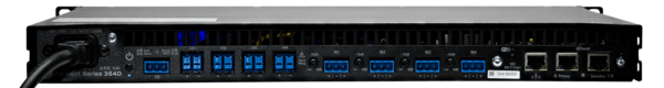 4CH POWER AMP 350W @ 4OHM, 8OHM, 70V, 100V (175W AT 2OHM), WITH DANTE